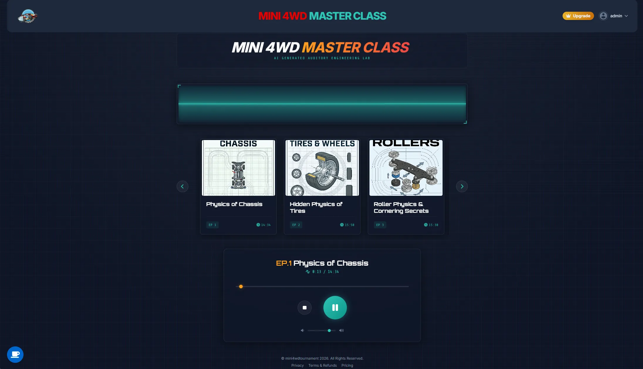 Master Class — Expert deep dives